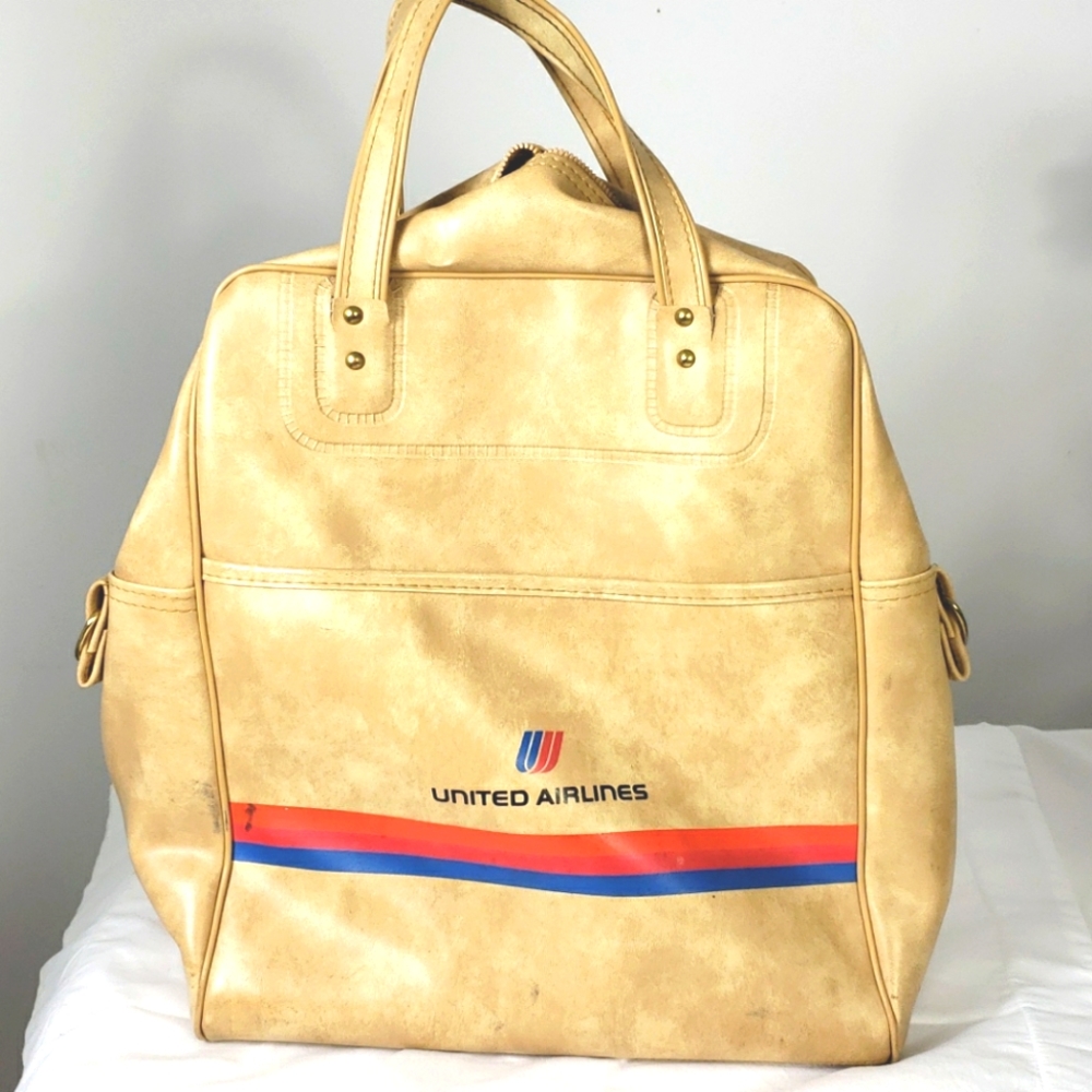 Vintage United Airlines Carry-on Bag